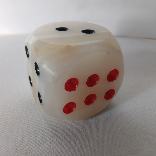 Onyx Dice Original Marble Stone Paperweight Luxury Decor