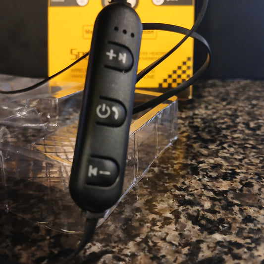 Premium Bluetooth Sports Earphones – Bass Wireless Headset with Mic (Handsfree)