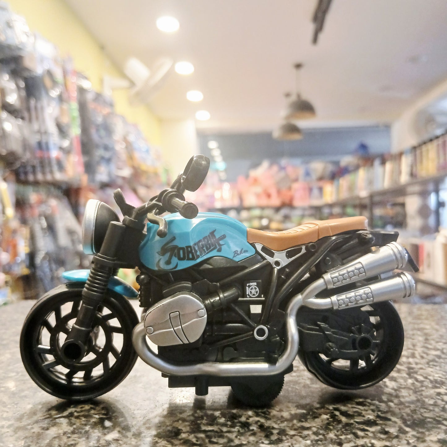 Die-Cast Toy Motorcycle – Retro Style with Realistic Details | Kids Bike Toy