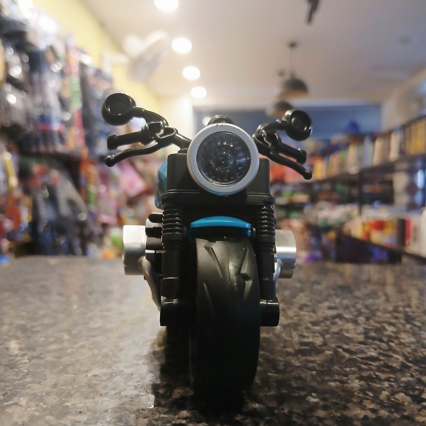 Die-Cast Toy Motorcycle – Retro Style with Realistic Details | Kids Bike Toy