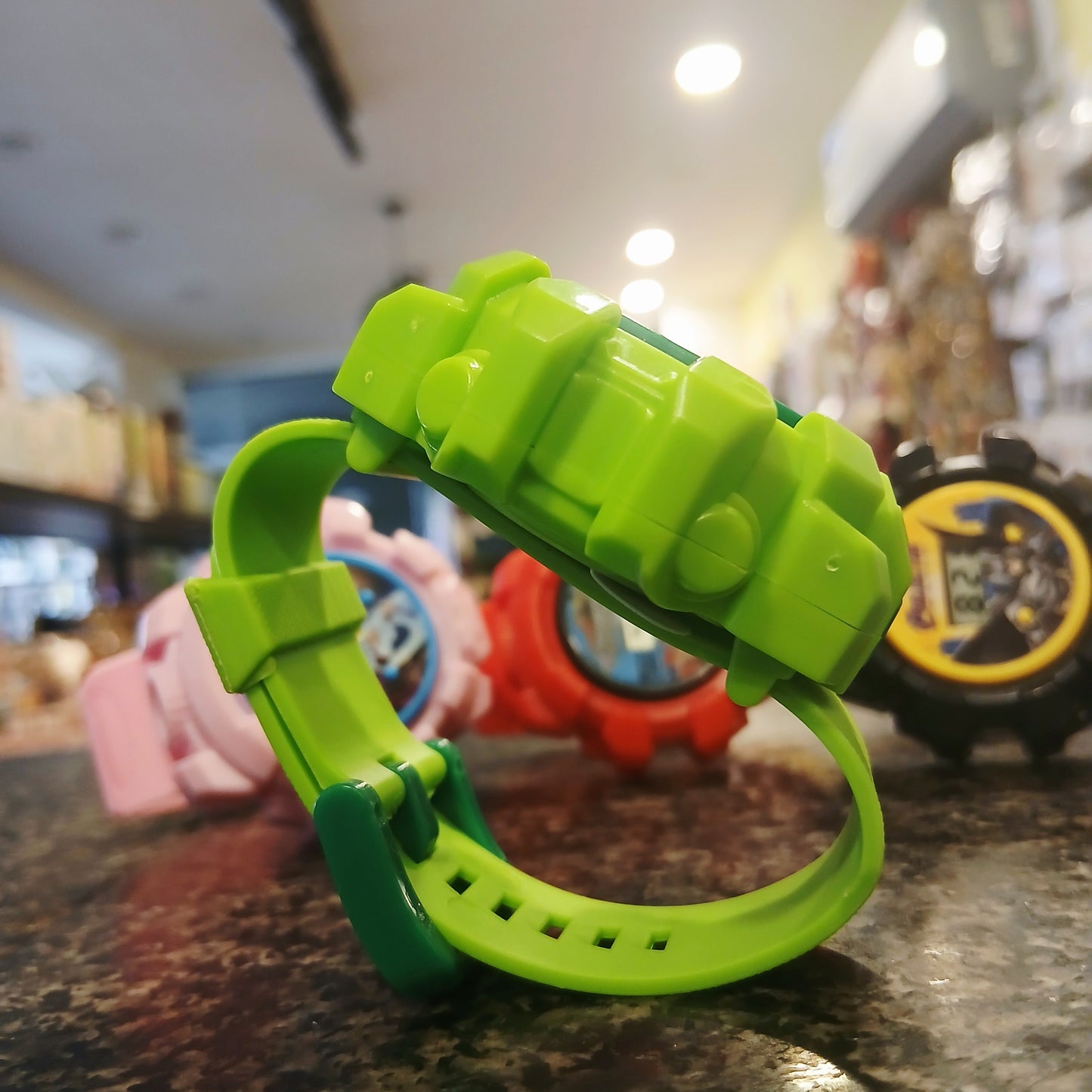 Kids' Premium Green Sports Watch – Projector Beam, Durable & Fun Digital Timepiece for Boys & Girls