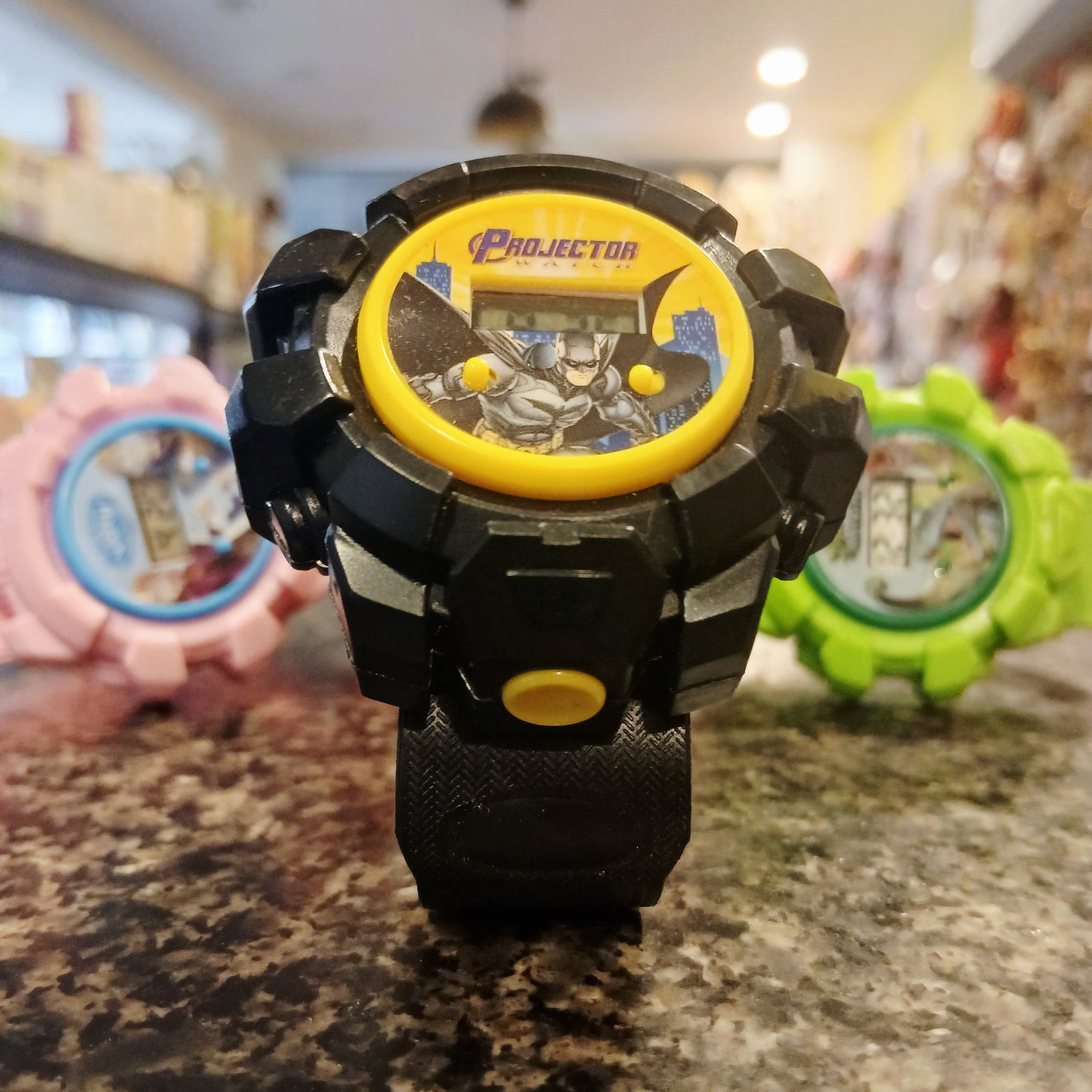 Jet Black Kids' Sports Watch with Projector Light– Rugged Digital Timepiece for Active Boys & Girls