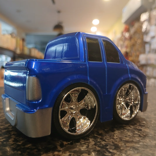 Little Blue Truck Toy – Die-Cast Pull Back Car for Kids