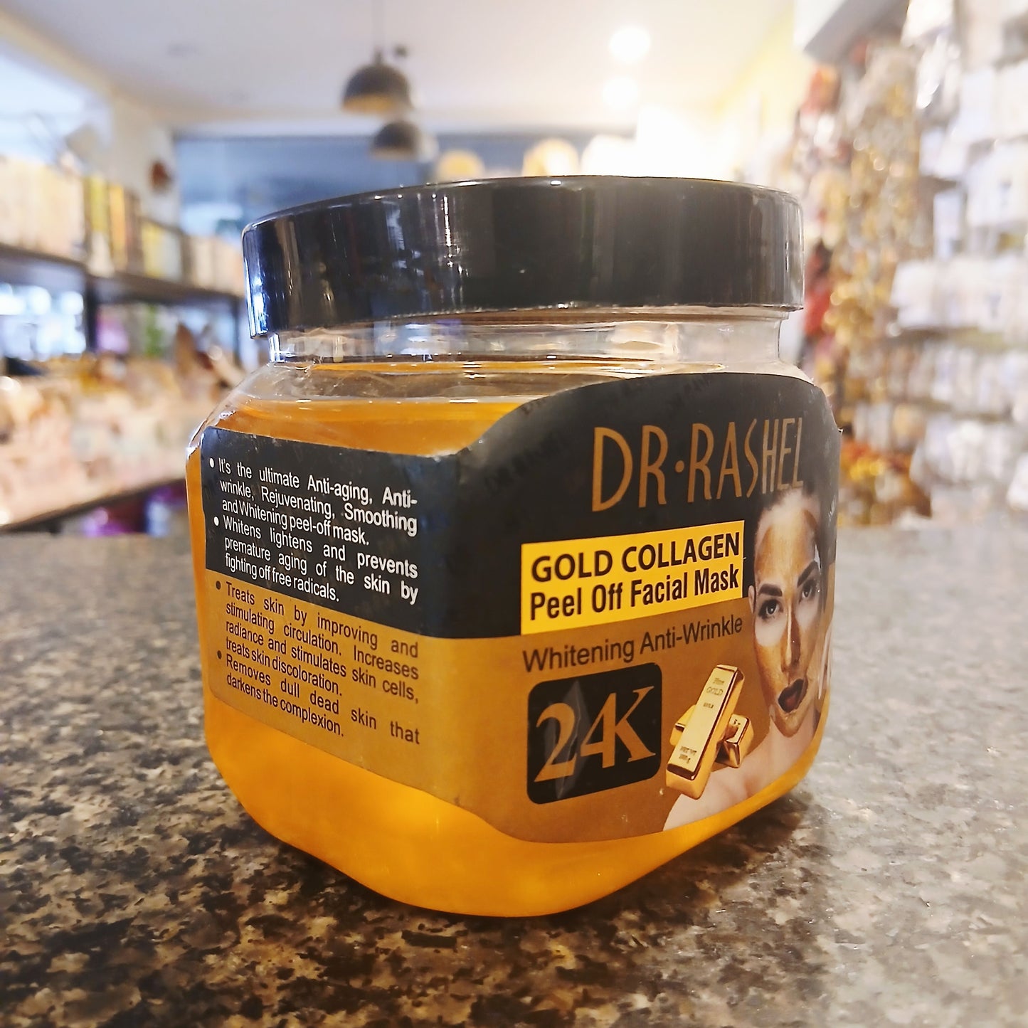 Dr. Rashel Gold Collagen Peel-Off Mask – Whitening & Anti-Wrinkle Treatment
