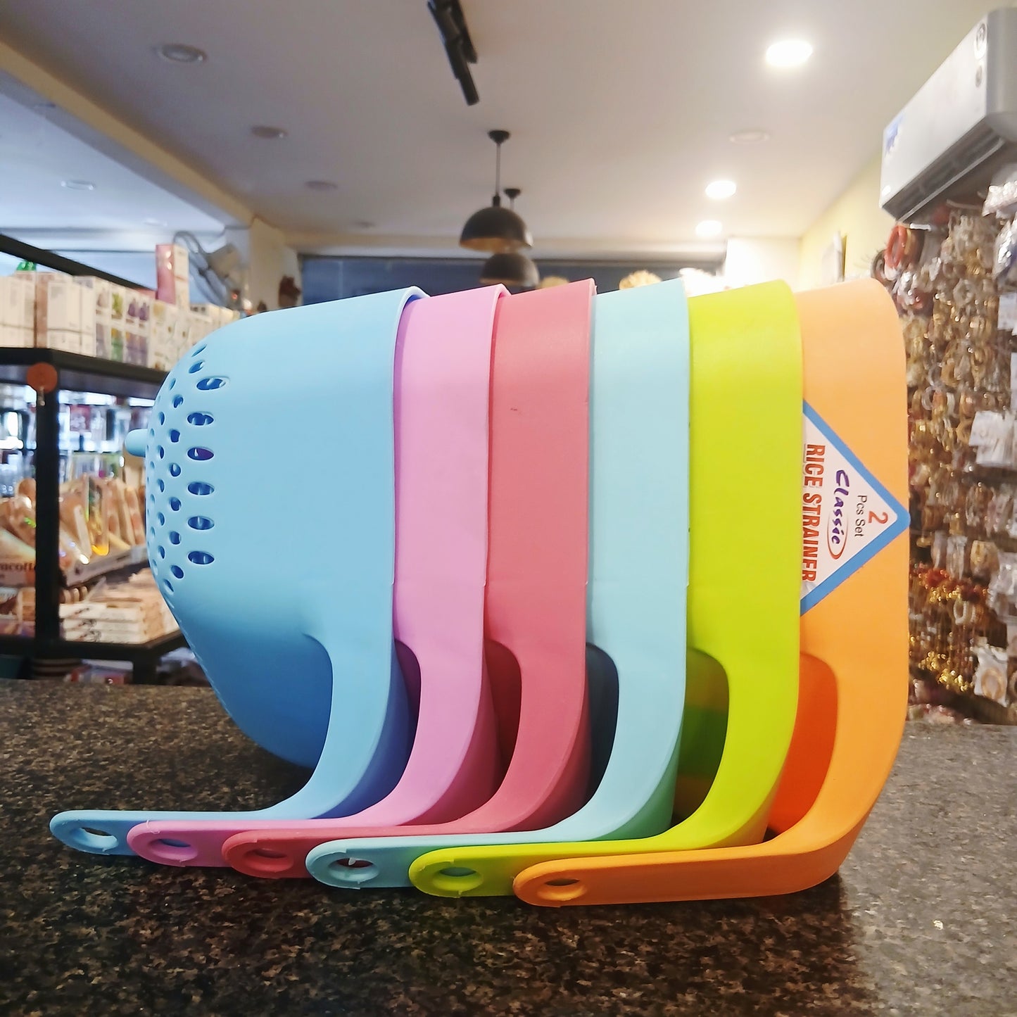 Classic Plastic Rice Washer – Multi-Colored Kitchen Essential
