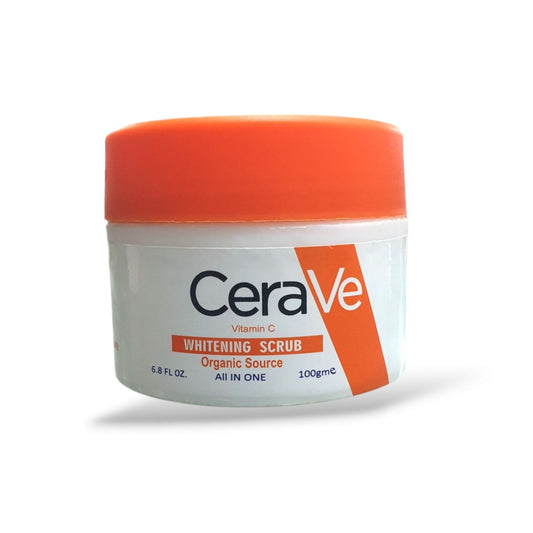 CeraVe Vitamin C Brightening Scrub – 100gm | Organic Source + Exfoliating Glow