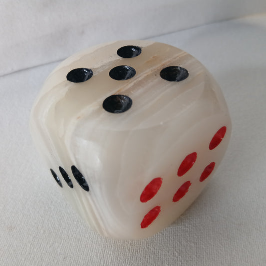 Onyx Dice Original Marble Stone Paperweight Luxury Decor