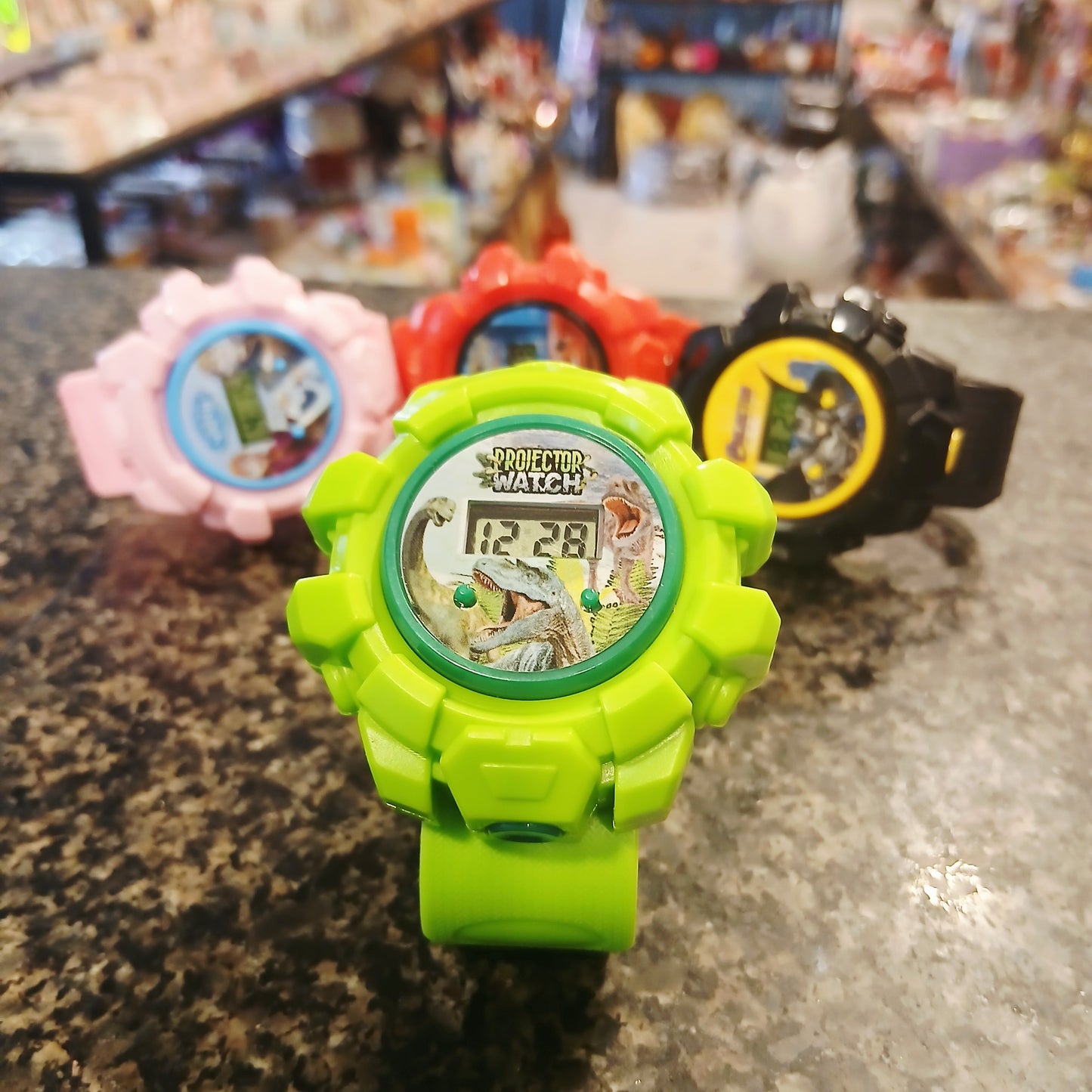 Kids' Premium Green Sports Watch – Projector Beam, Durable & Fun Digital Timepiece for Boys & Girls