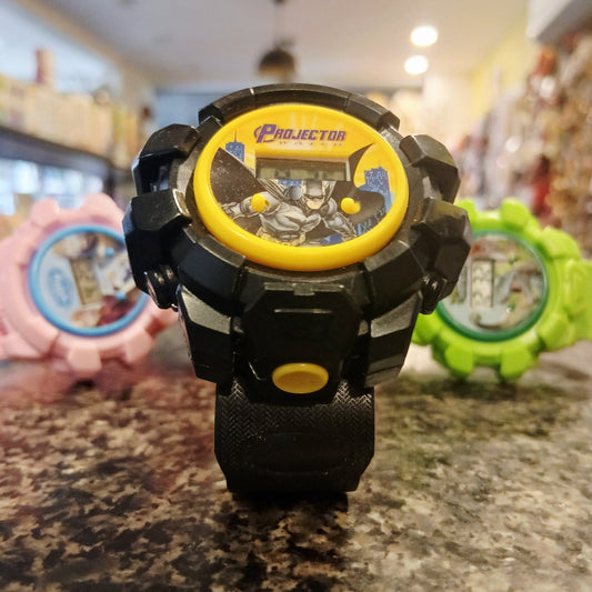 Jet Black Kids' Sports Watch with Projector Light– Rugged Digital Timepiece for Active Boys & Girls