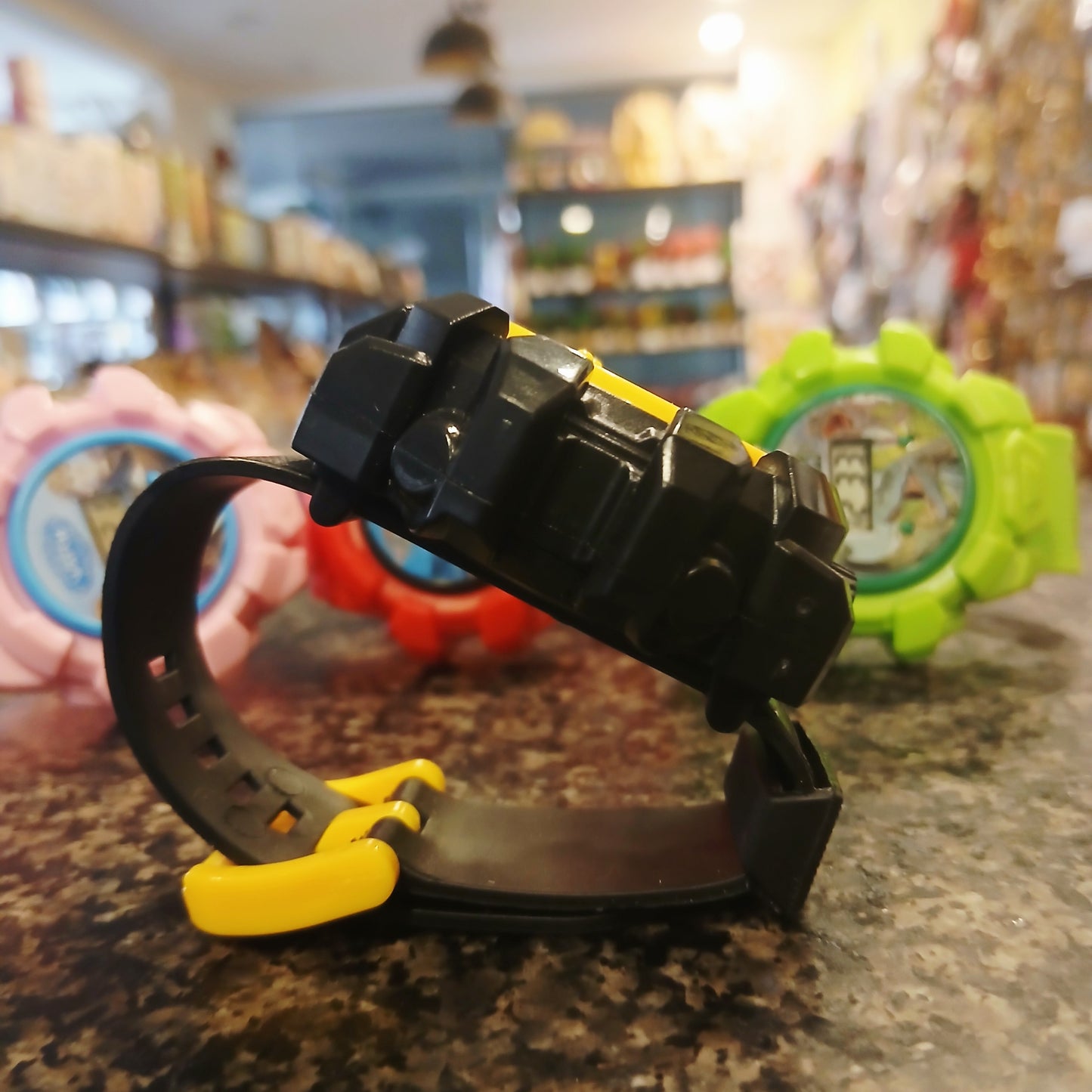 Jet Black Kids' Sports Watch with Projector Light– Rugged Digital Timepiece for Active Boys & Girls
