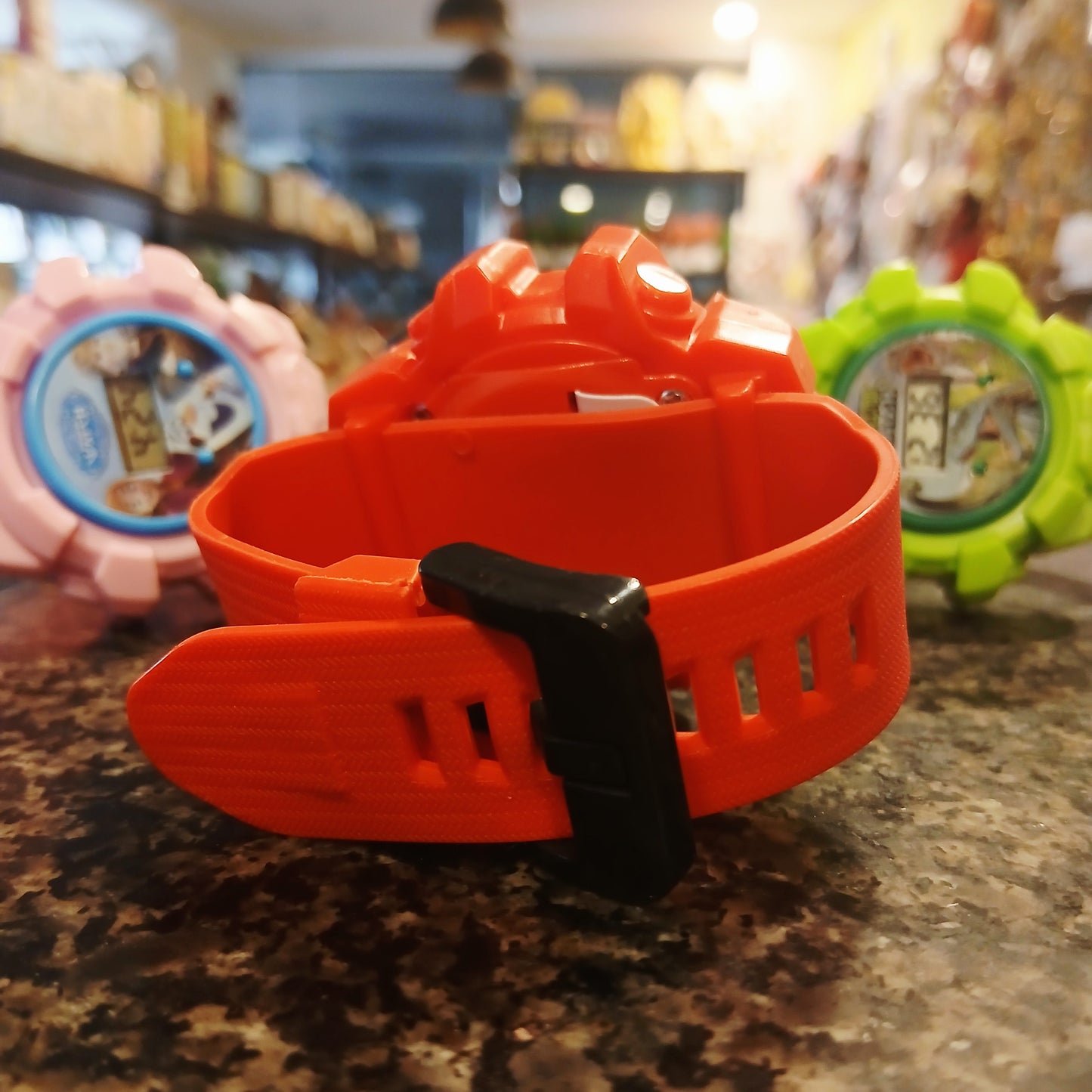 Pink Power Sports Watch for Girls with Projector Beam – Durable Digital Kids Watch with LED Light