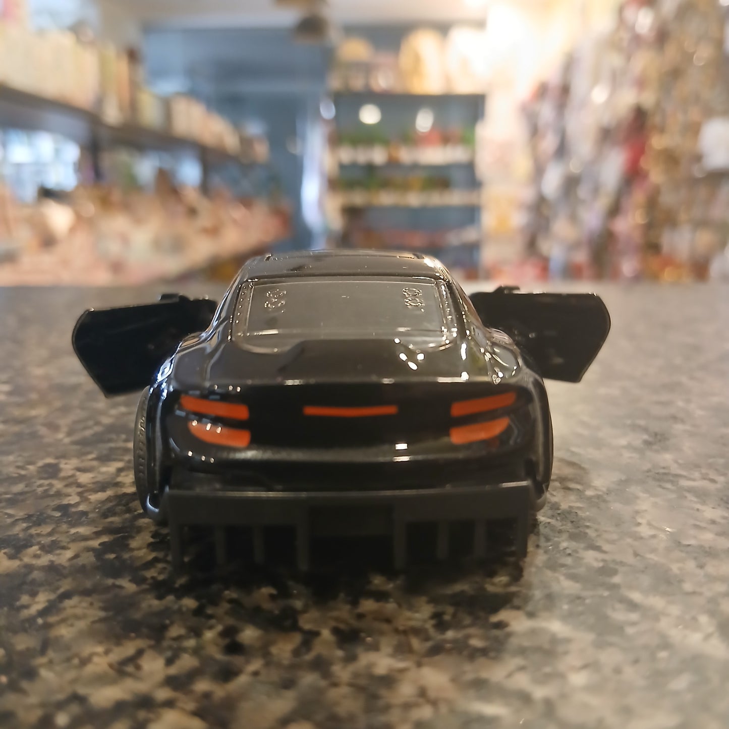 Midnight Racer – Premium Black Metallic Sports Car Toy (Alloy Body, Pull-Back Action)
