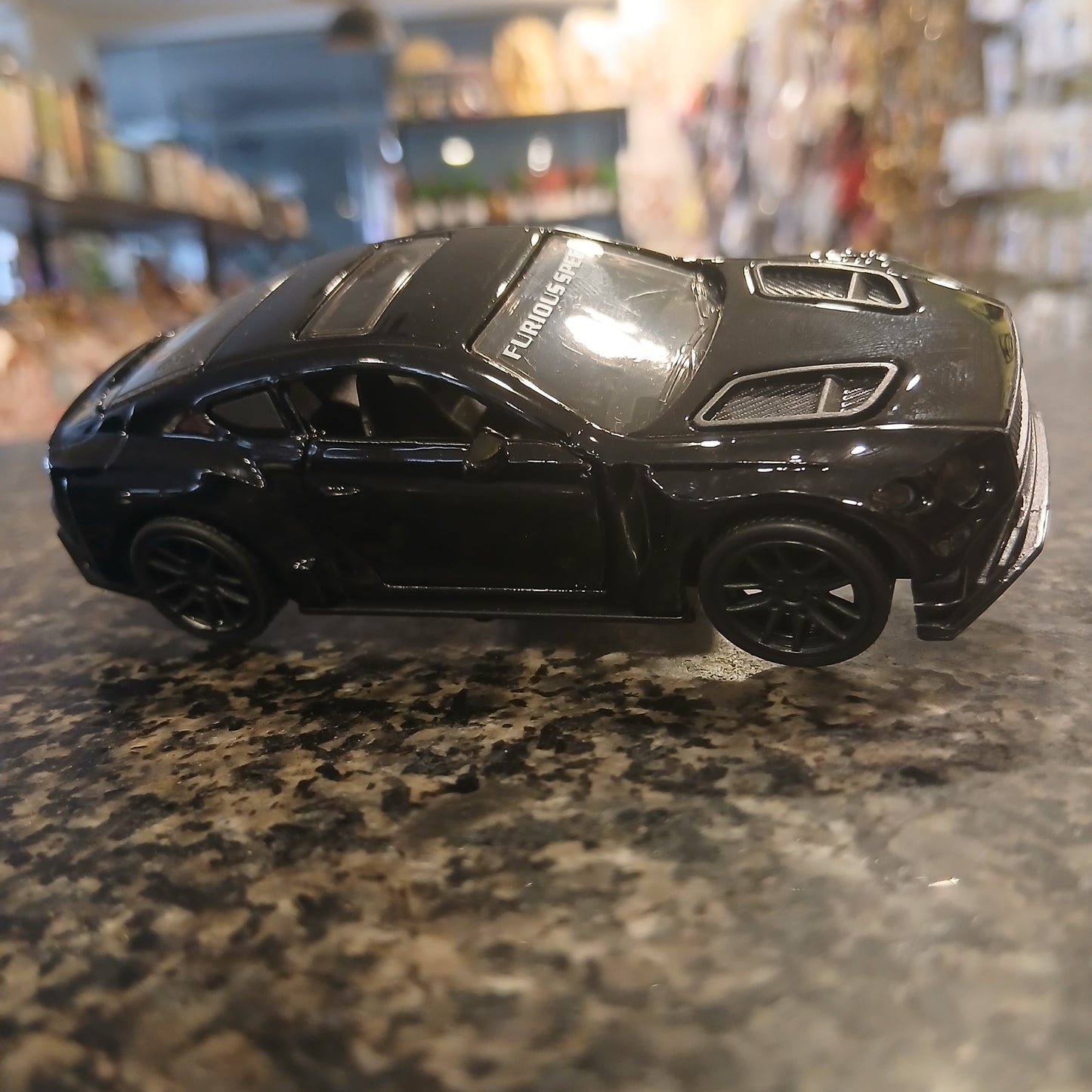 Midnight Racer – Premium Black Metallic Sports Car Toy (Alloy Body, Pull-Back Action)