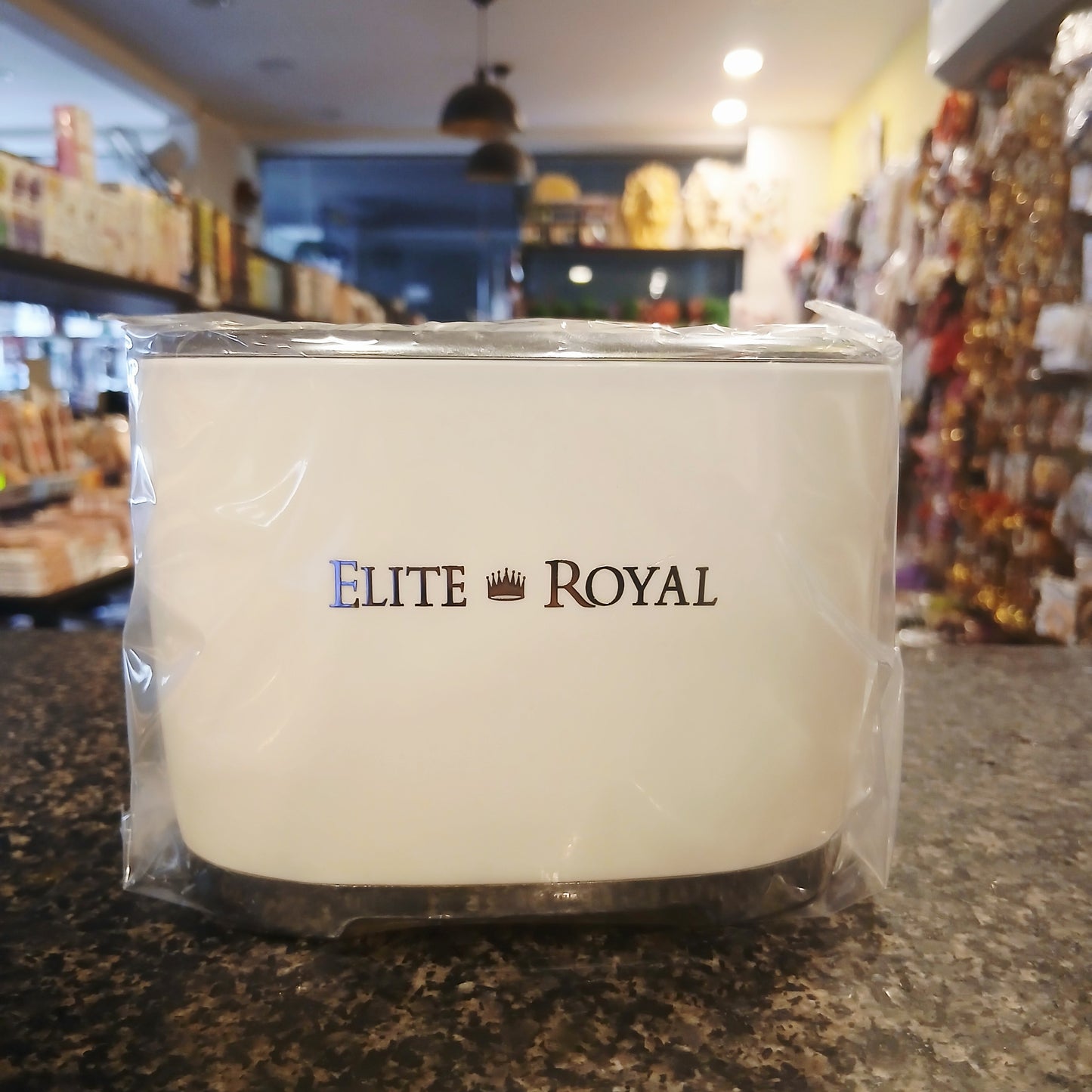 Elite Royal Bathroom Brush Holder – Silver Touch Luxury Organizer for Toilet Brushes