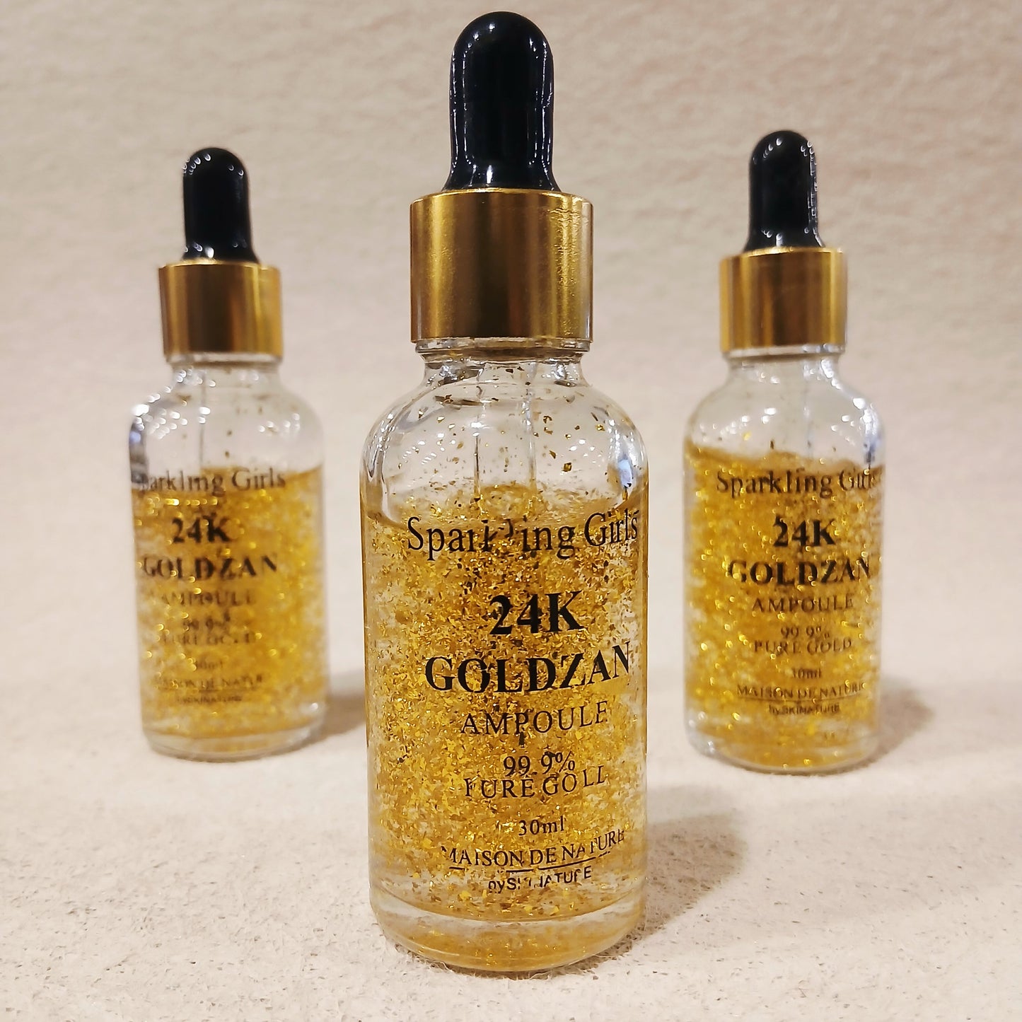 Sparkling Girl 24K Goldzan Whitening Serum – Illuminating Anti-Aging Treatment with Gold Infusion