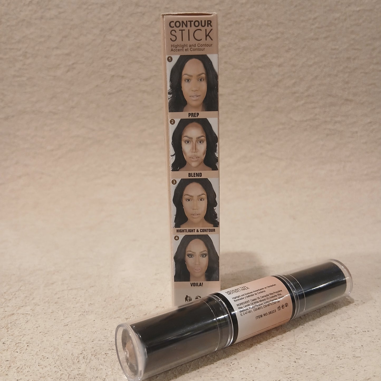 Sculpt & Glow 2-in-1 Contour Stick – Highlight + Concealer Cream Stick for Face Accenting