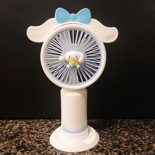 Portable Mini Hand Fan – USB Rechargeable, Personal Cooling Fan with Built-in Cable | Pocket-Sized Fan for Office, Travel, Home | Fast Charging & Lightweight (Smart Cart Pakistan)