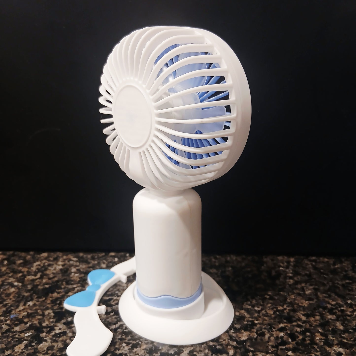 Portable Mini Hand Fan – USB Rechargeable, Personal Cooling Fan with Built-in Cable | Pocket-Sized Fan for Office, Travel, Home | Fast Charging & Lightweight (Smart Cart Pakistan)