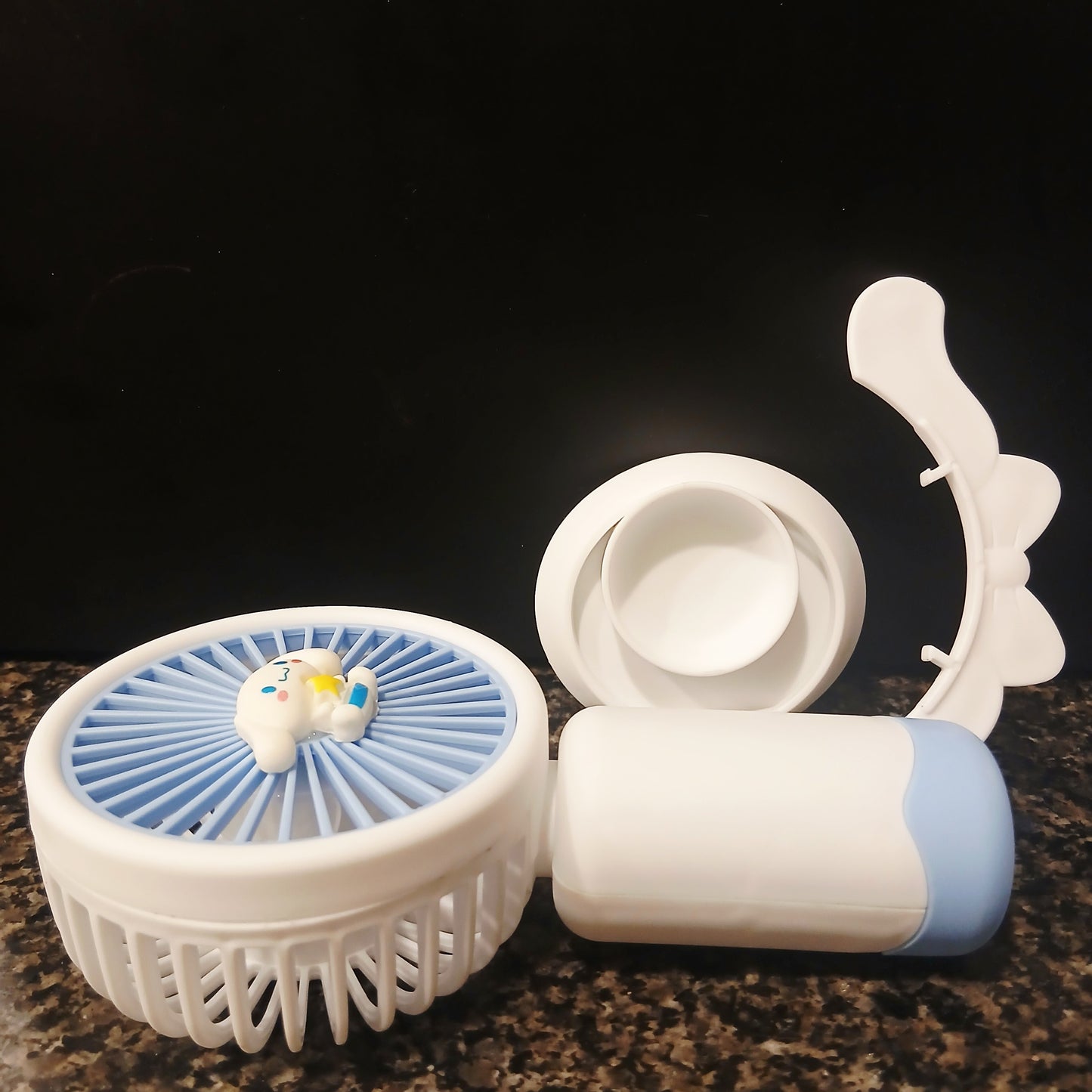 Portable Mini Hand Fan – USB Rechargeable, Personal Cooling Fan with Built-in Cable | Pocket-Sized Fan for Office, Travel, Home | Fast Charging & Lightweight (Smart Cart Pakistan)
