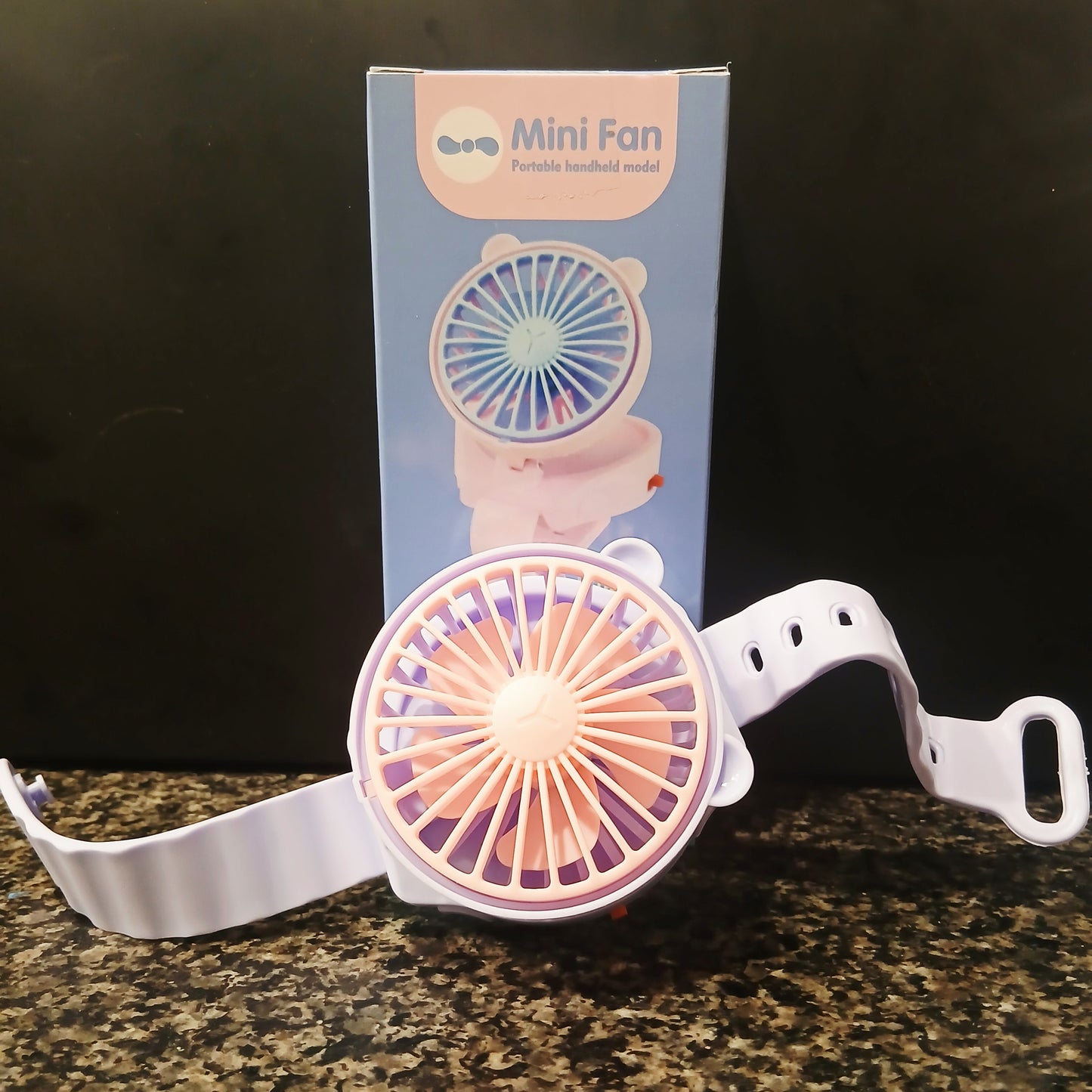 Smart Wearable Wrist Fan – Portable Watch-Style Hand Fan | USB Rechargeable, 3 Speeds, Lightweight & Hands-Free Cooling | Perfect for Travel, Office, Outdoor (Smart Cart Pakistan)