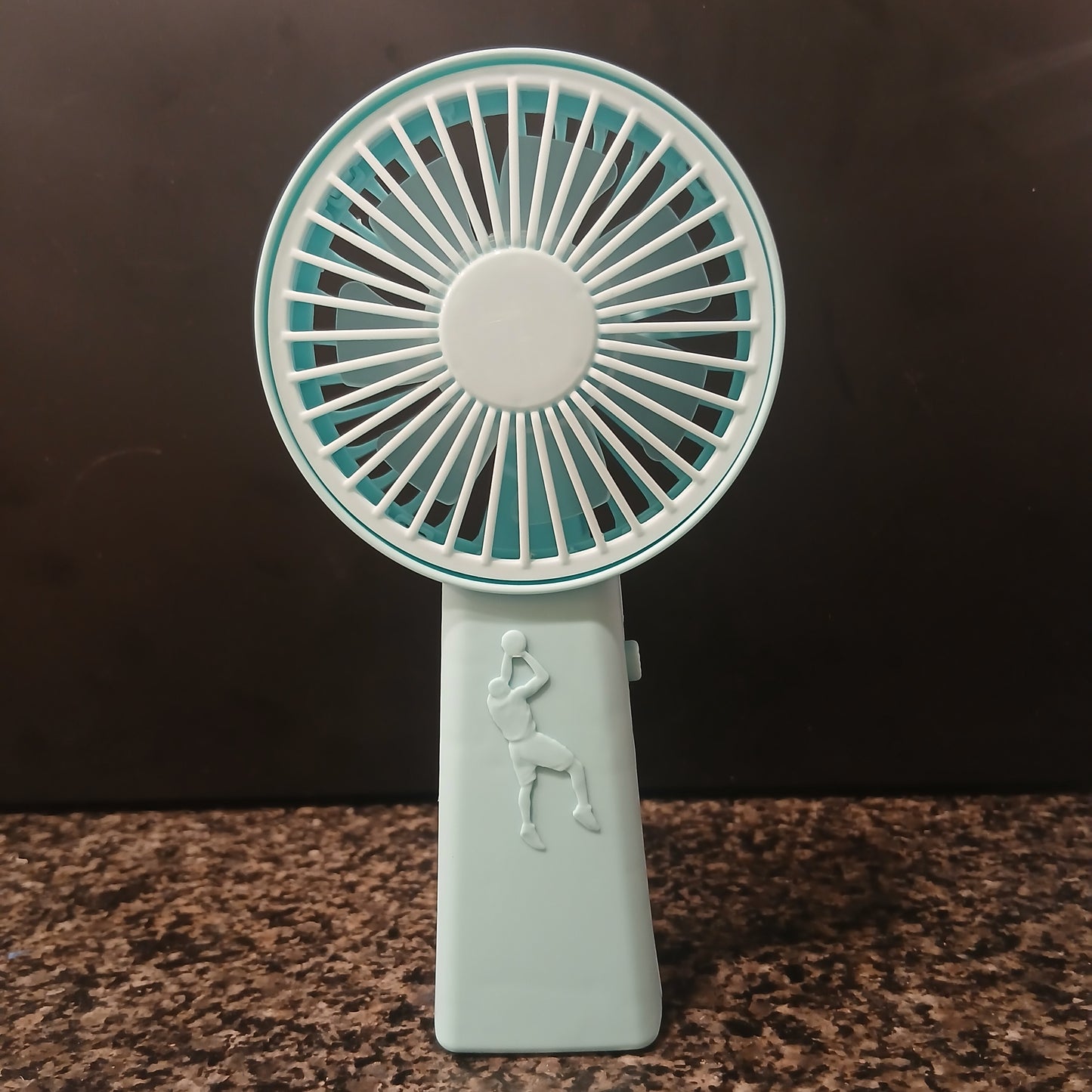 Portable Mini USB Rechargeable Fan - 2 Speed Adjustable (Low/High) | Handheld Personal Cooling Fan with Built-in Battery | For Home, Office, Travel (Smart Cart Pakistan)