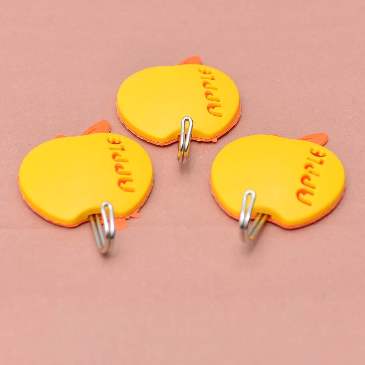 Self-Adhesive Silicone Wall Hook with Key Ring