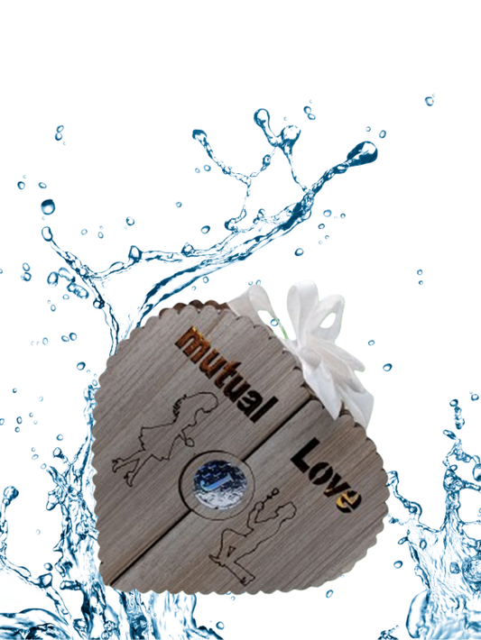 Mutual Love Perfume For Women Wood Heart Shape Perfume Decorating Perfume 50 ml