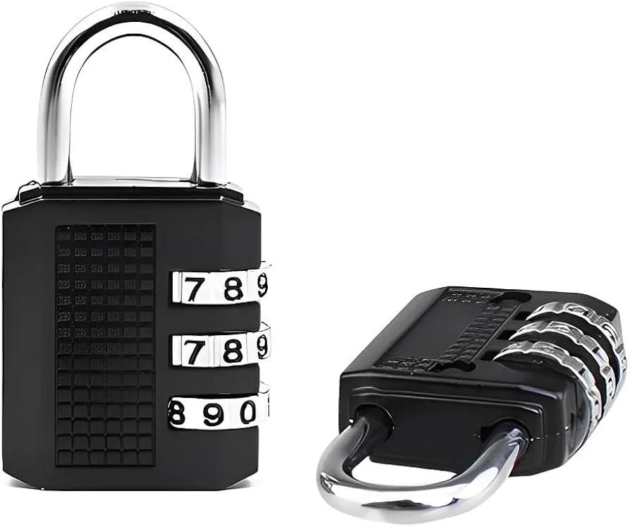 Heavy-Duty 3-Digit Combination Padlock