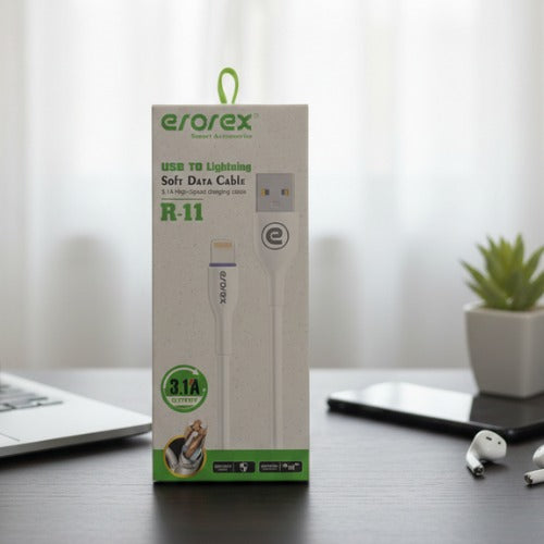 Erorex R-11 3.1A Lightning Fast Charging Cable