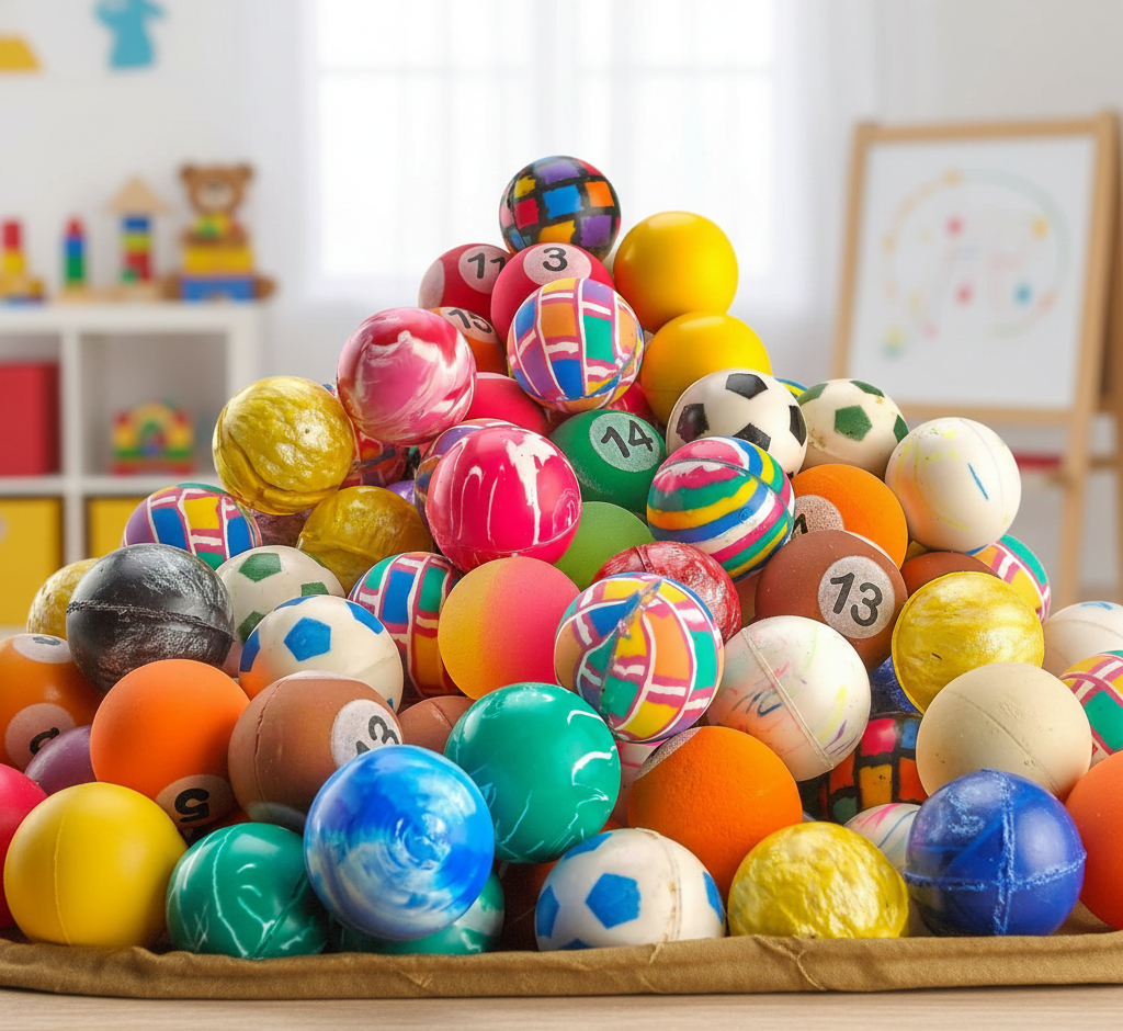 Multi-Design Bouncy Ball Collection