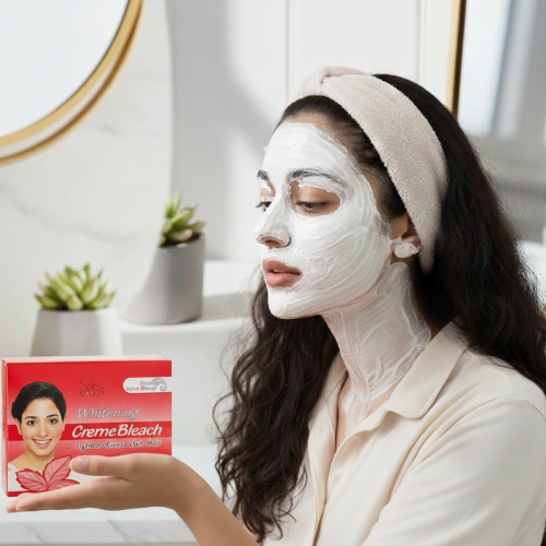 Whitening Cream Bleach , Lightens Excess Dark Hairs , Fairness in Just 15 Min, 500gm
