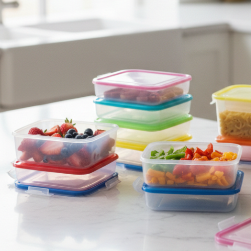 Rainbow Collection 10-Piece Airtight Food Storage Set – Colorful Kitchen Containers