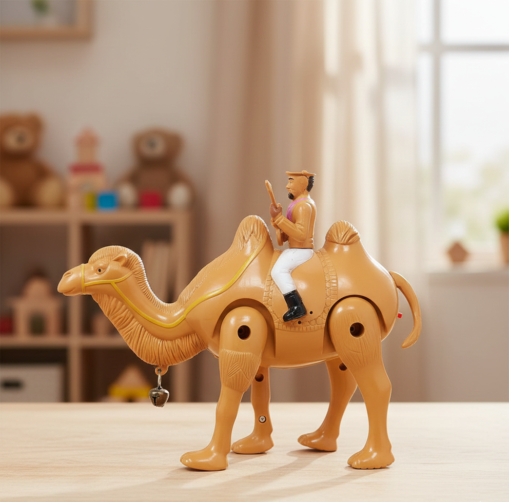 Desert Camel Adventure Toy with Rider
