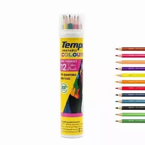 Tempo Erasable Pencil Colors Set