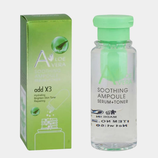 YEIRA Soothing Ampoule Serum + Toner – Hydrating & Brightening Dual Treatment