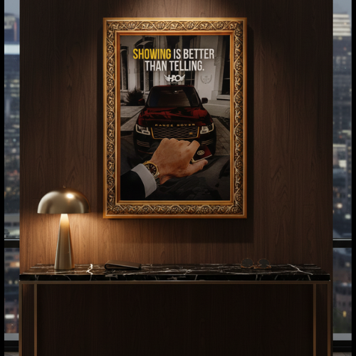"High Achiever" Luxury Motivational Framed Art