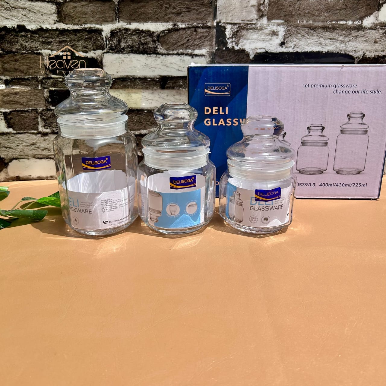 Premium Deli Glassware Storage & Serving Collection