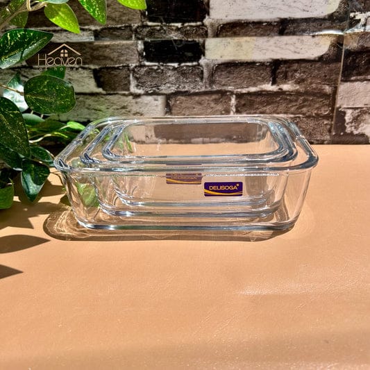 Delisoga Nesting Glass Baking Dish Set