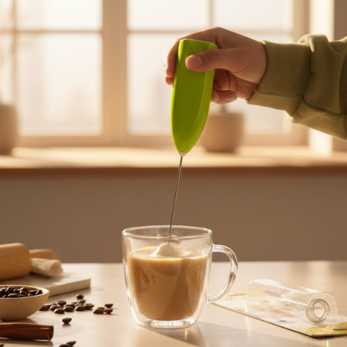 professional milk frother for lattes and cappuccinos