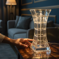 Artisan Crystal Tower Touch Lamp