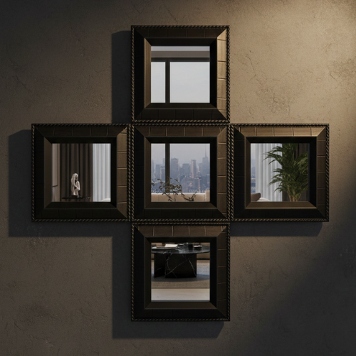 Elite Modern Laser-Cut Wall Mirror