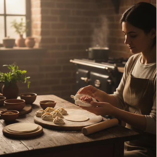 Dual-Press Automatic Dumpling Maker – Fast & Easy Dumpling Tool