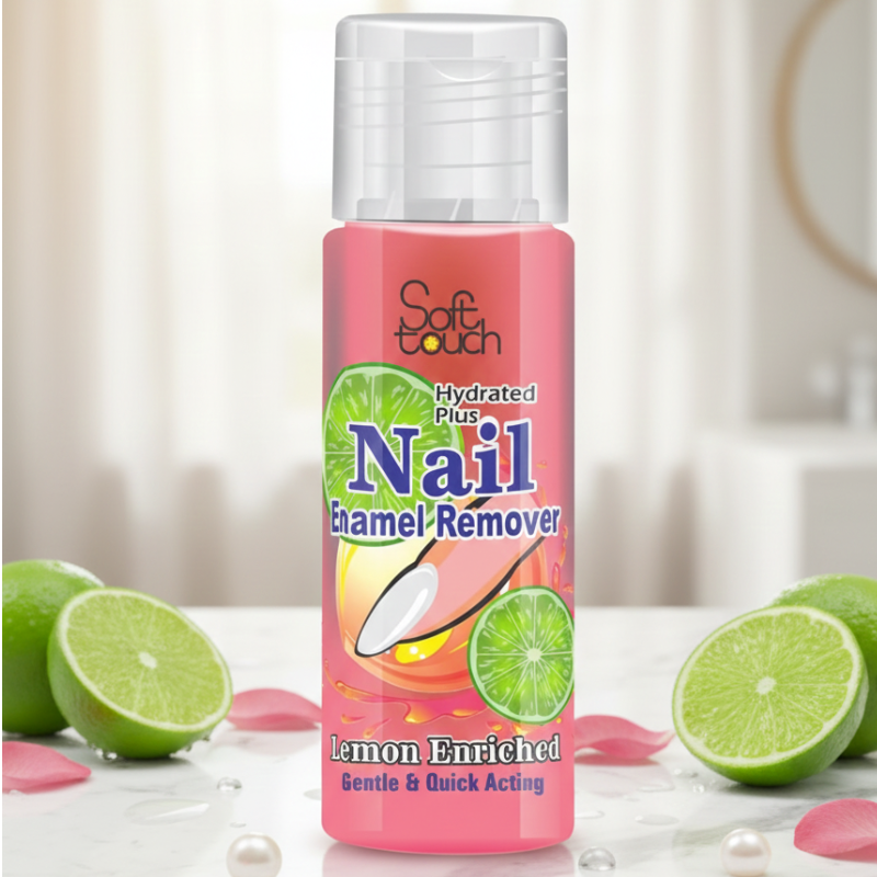 Hydrated Plus Nail Enamel Remover, Lemon Enriched