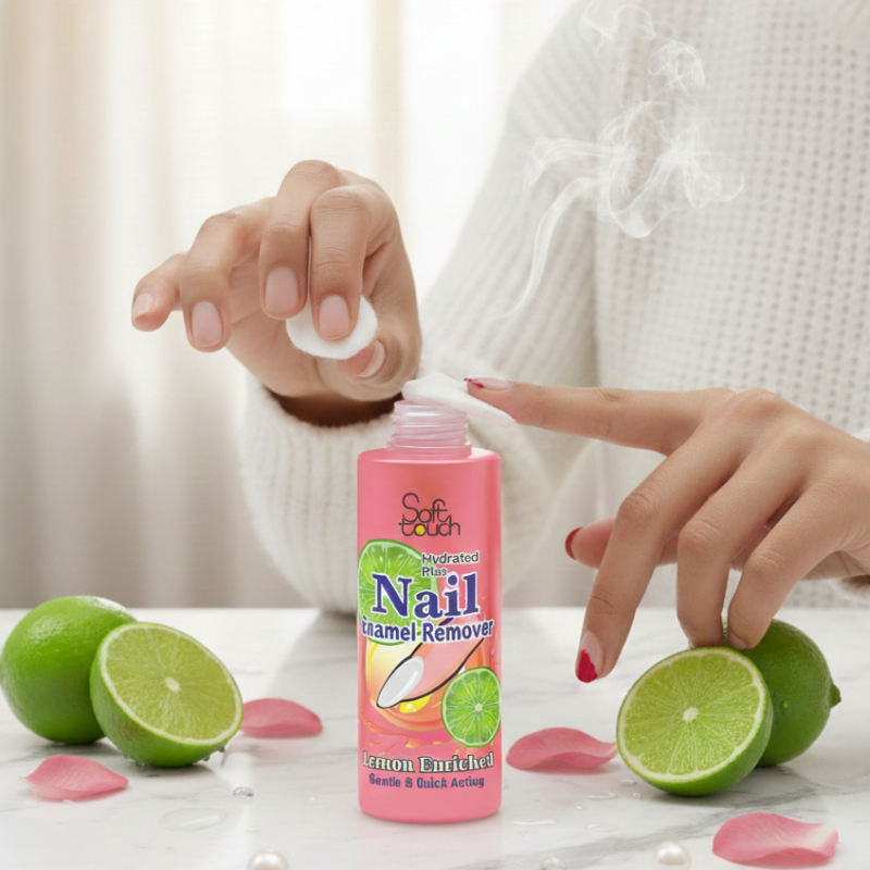 Hydrated Plus Nail Enamel Remover, Lemon Enriched