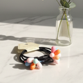 Carbon Jelly-Bean Blossom Hair Tie