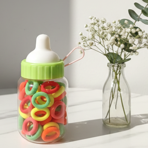 Carbon Nursery-Chic Mini Elastic Bottles
