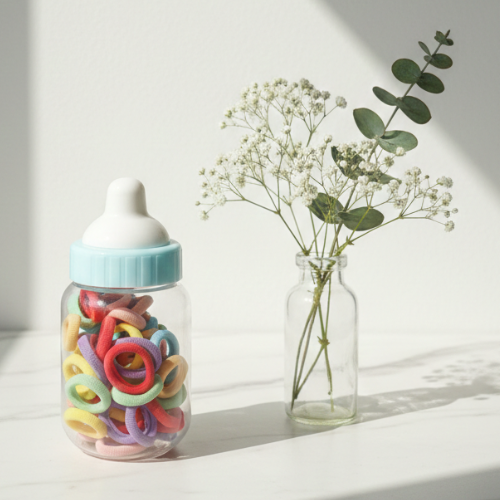 Carbon Nursery-Chic Mini Elastic Bottles
