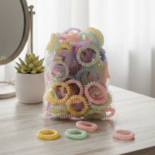 original spiral wrist and hair bands pack of 12