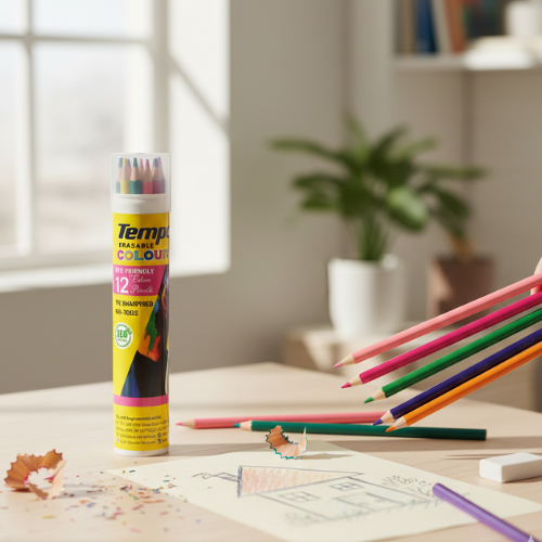 Tempo Erasable Pencil Colors Set
