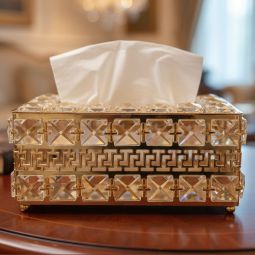 Royal Crystal Mesh Tissue Box
